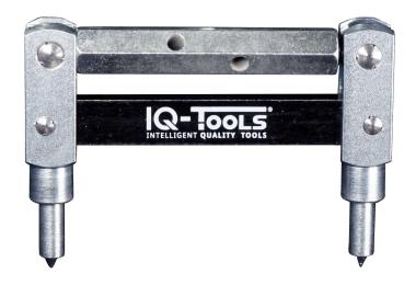 Maxifix mitre clamp - the small super clamp | join frames, door panels, cornices etc. quickly and easily | high clamping force despite small size | specially hardened and replaceable compass tips